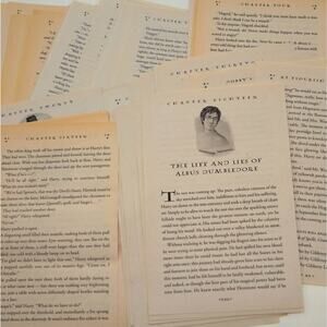 50 Harry Potter Book Page Bundle